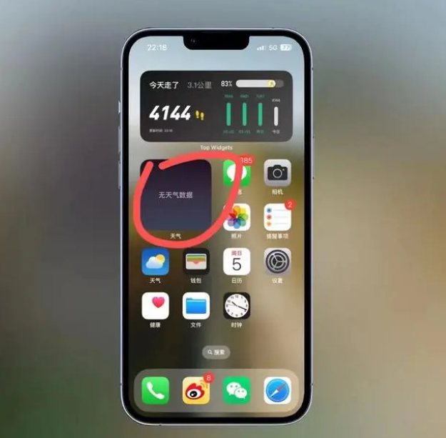 黑龙江苹果手机维修分享:iOS16主屏幕天气小组件无法正常工作怎么办？ 