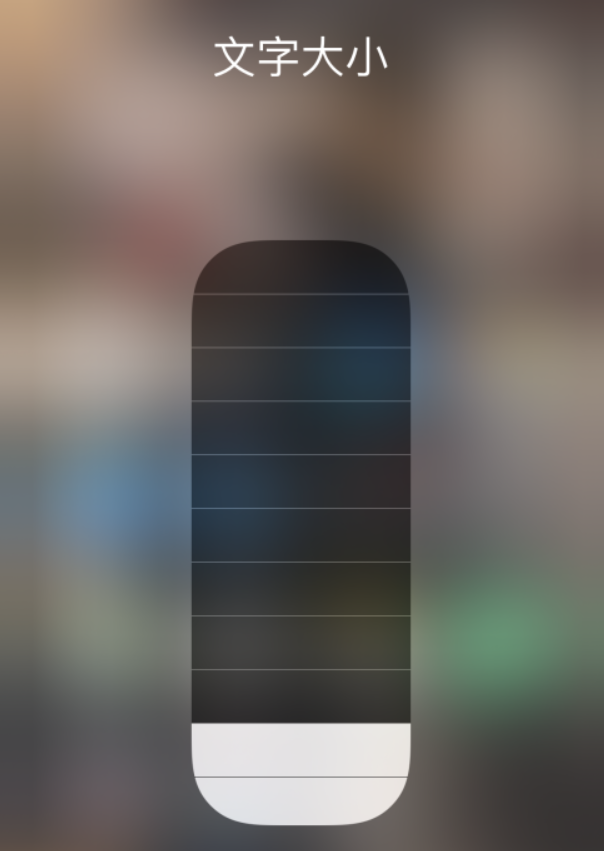 黑龙江苹果手机维修分享小技巧：在 iPhone 控制中心快速调节字体大小 