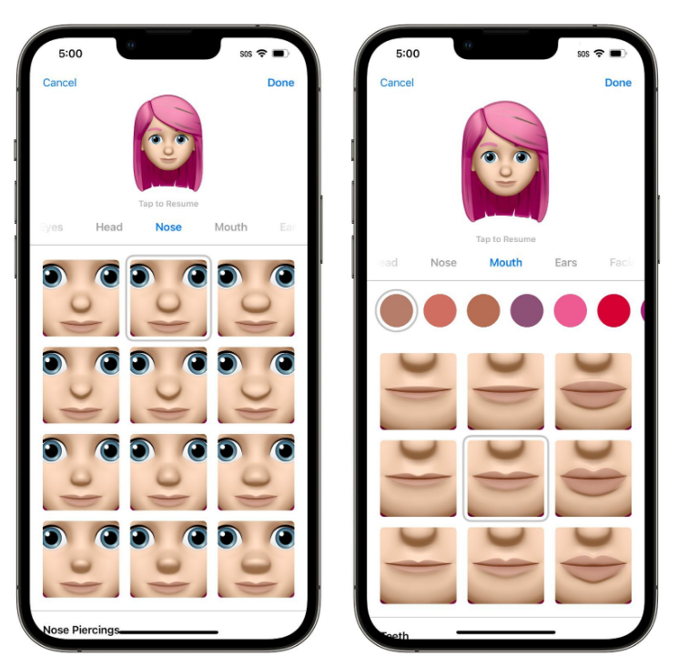 黑龙江苹果手机维修分享​iOS 16中的拟我表情有了哪些变化和升级 